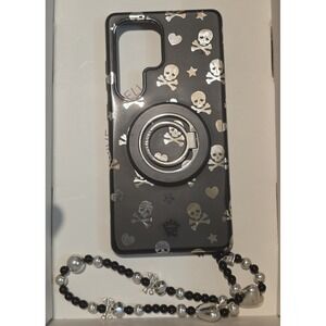 Chrome Skulls Samsung Galaxy S25 Ultra Mag Case Ring Strap Velvet Caviar USED
